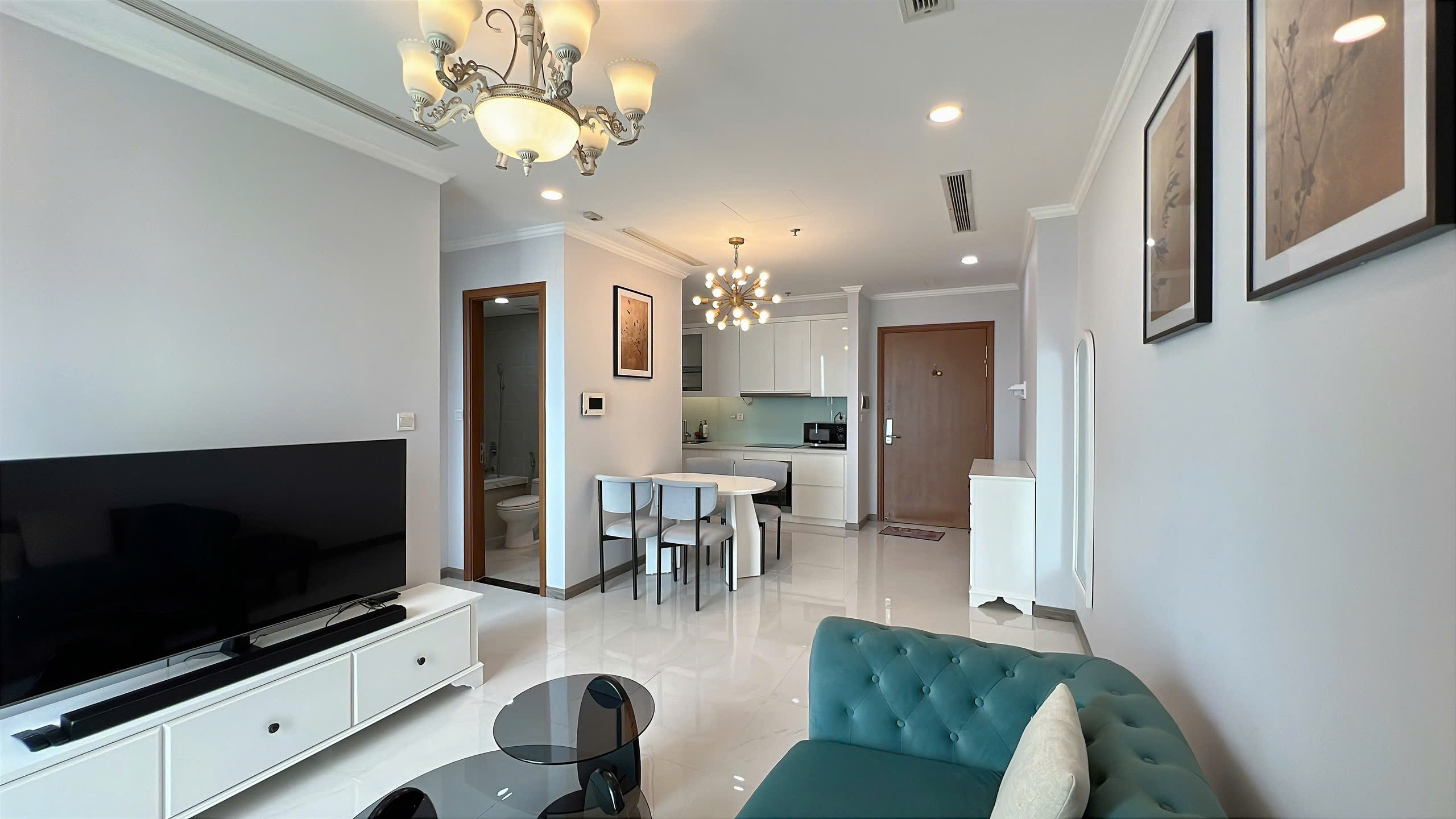 Căn Hộ 1PN Full Nội Thất Vinhomes Tân Cảng Diện Tích 50m2