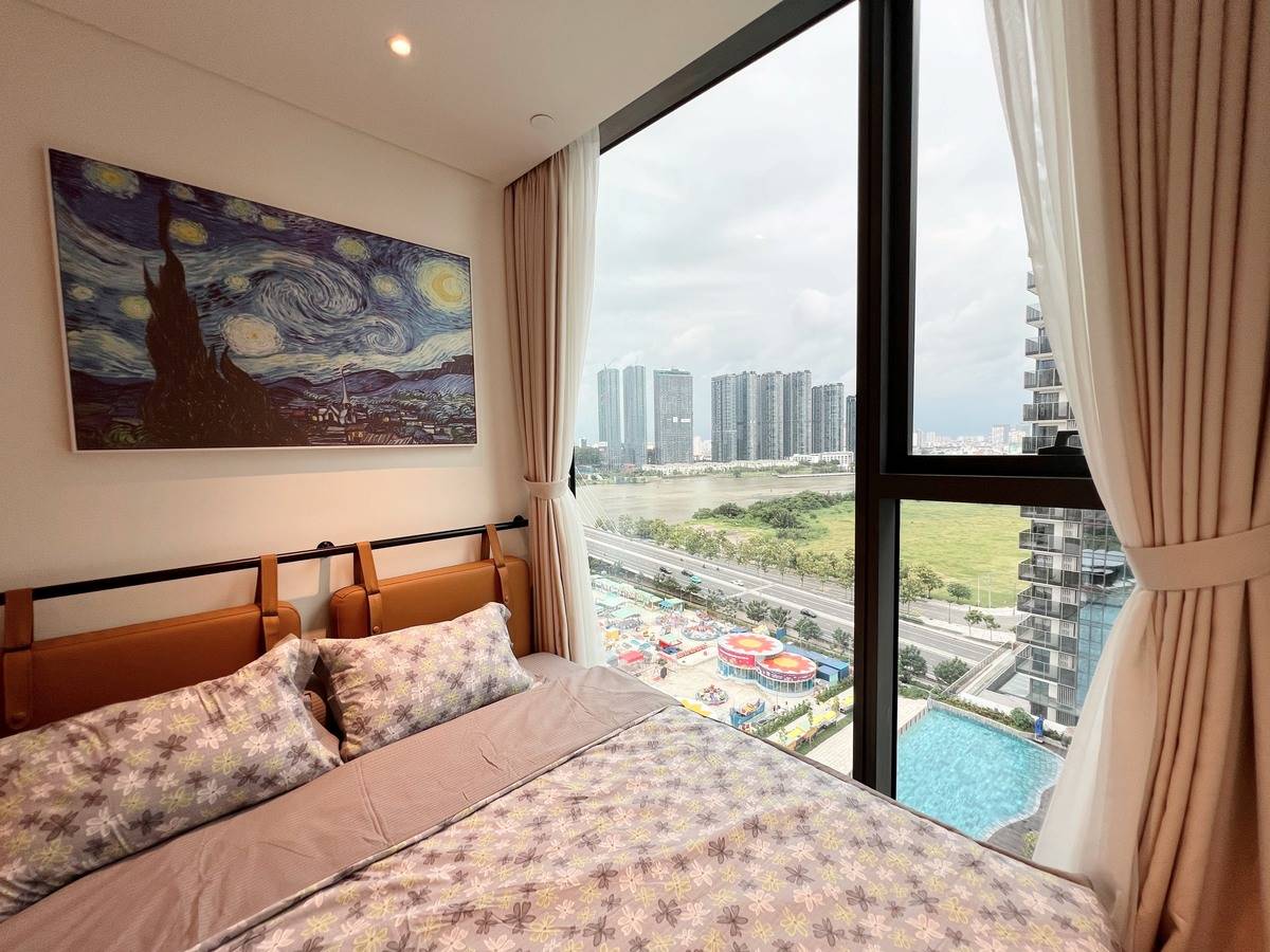 Full nội thất Opera 2 The Metropole Phòng Ngủ 2 WC cho thuê 94m2