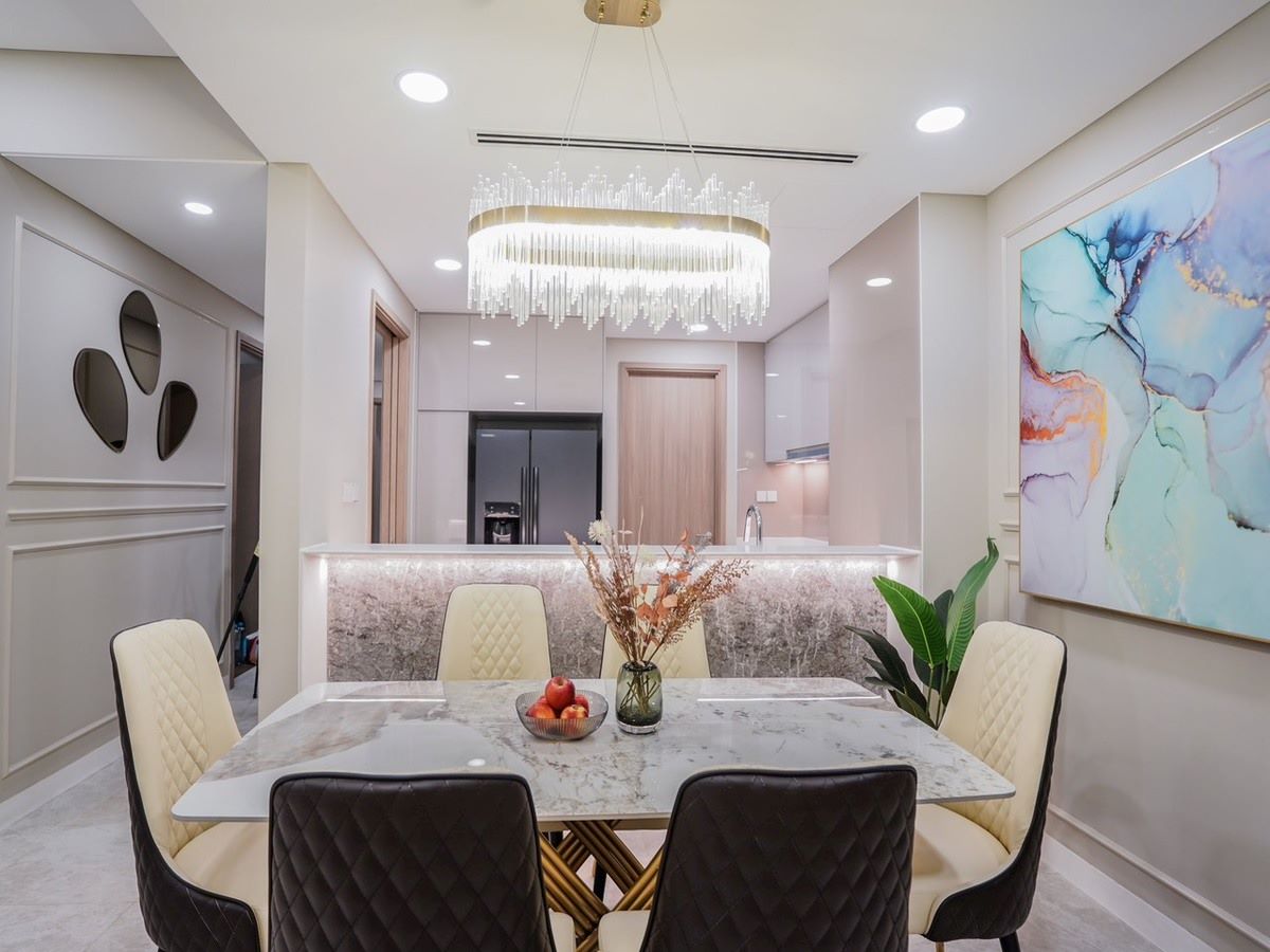 Cho thuê căn hộ 3PN đầy đủ nội thất dự án The River Thủ Thiêm Quận 2