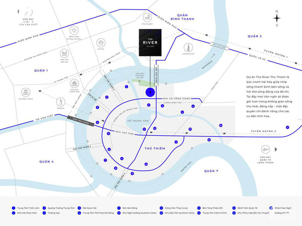 tiện ích ngoại khu the river