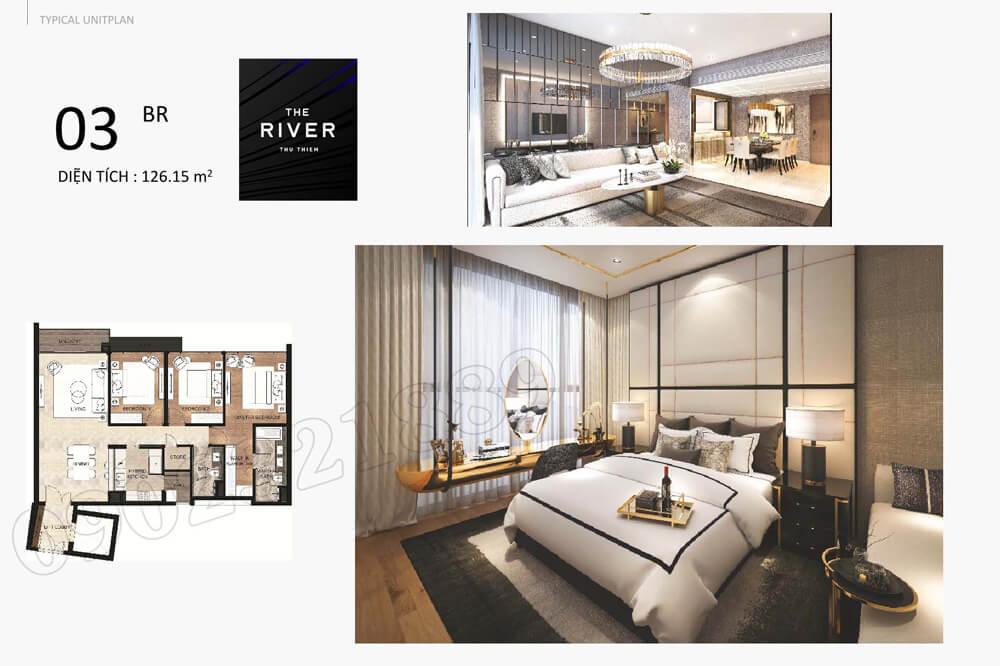 cho thuê căn hộ the river