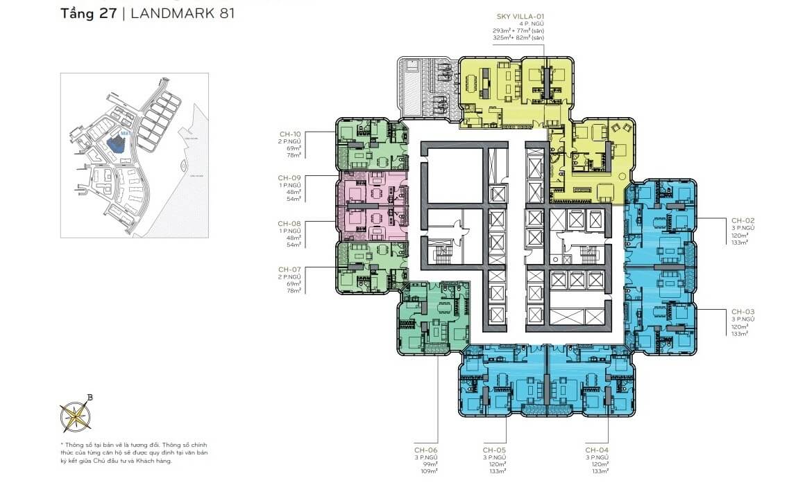 giá chung cư landmark 81